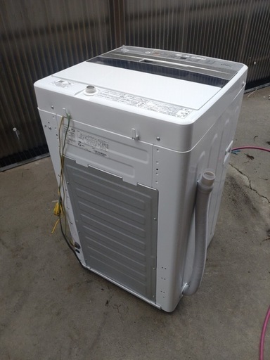 ￥12000 Haier ハイアール 全自動電気洗濯機 上開き 4.5Kg 72L JW-U45HK ホワイト2023年製 本体幅48.5cm 通電確認済み　01