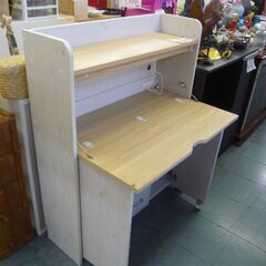 ID：651166　デスク　LEDライト付き 修復有の画像