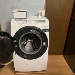 送料　設置込み　美品　日立　BD-SG100FL 2022年購入　洗濯11k 乾燥6k　ドラム式洗濯乾燥機の画像
