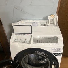 送料　設置込み　美品　日立　BD-SG100FL 2022年購入　洗濯11k 乾燥6k　ドラム式洗濯乾燥機の画像
