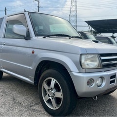 【支払総額16.8万円】4WDターボお手頃軽SUVパジェロミニ 車検令和9年9月機関良好 8万キロ！上級グレード TV ETC エアコンバッチリの画像