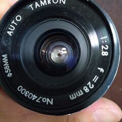 優良品 TAMRON AUTO Tamron 28mm F2.8　m42マウント　分解清掃済の画像