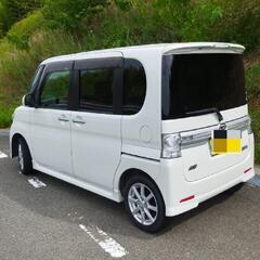 タント カスタム【車検⑧年④月】パールホワイト スライドドアの画像