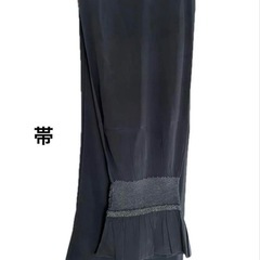 男物 大島の着物・羽織・帯セット／ニチボーウール・兵児帯の画像