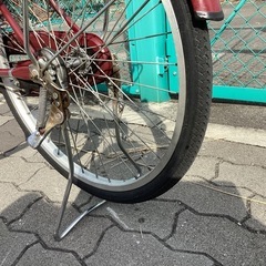 ♪ジモティー特価♪自動点灯ＬＥＤオートライト付き2４型ファミリーサイクル　中古自転車の画像