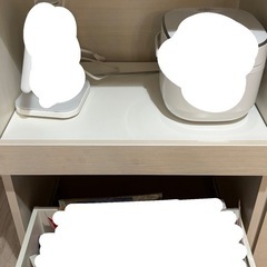 国産食器棚キッチン収納上下セットの画像
