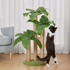 ♥️新品未使用♥️カンナ キャット爪とぎポール　ポンポンおもちゃ付き 爪研ぎ つめとぎ　猫　ねこの画像