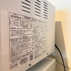 シャープ　電子レンジ　2009年製の画像