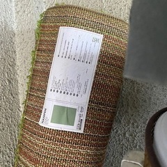133㎝✖️195㎝ IKEA HAMPEN 緑色ラグ(7枚あります)の画像