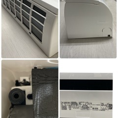 R722 ☀️ ジモティー限定価格♪ 2023年製の高年式！ アイリスオーヤマ エアコン（2.2kw おもに6畳用）IRR-2223C ⭐ 動作確認済 ⭐ クリーニング済の画像