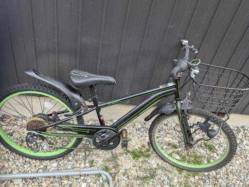 22インチ自転車 6段変速ギヤ LEDダイナモライト 子供用 ダイワ