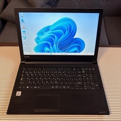 DynabookB55/DN第7世代i3-7130U＋SSD256GBカスタム仕様オフィス付きの画像