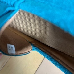ローファー　メンズ　ターコイズブルー　未使用の画像