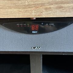 【ジャングルジャングル深井店】★スピーカー付TV台 ブラウン THR-100 CAV 2009 テレビ台 家具 堺市（中区 堺区 東区 西区 南区 北区）和泉市 河内長野市 富田林市 松原市 狭山市 深井 【FU2656】の画像