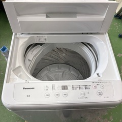 【ドリーム川西店限定】☆ジモティー見たよ割引☆ Panasonic/5.0kg洗濯機/NA-F5BE2/2023 【2125560000022323 】の画像