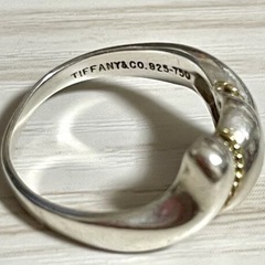 レア　TIFFANY&Co. ティファニー コンビ リング　ヴィンテージ　指輪の画像