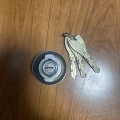 ミワロック　キーシリンダー　キー3本の画像
