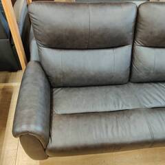 【愛品倶楽部柏店】レイコージャパン 本革ハイバック3人掛けソファ 7982革 幅180cmの画像