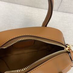 [コーチ] ブラウン bowling bag ハンドバッグ ボウリングバッグ レディース 斜めがけバッグ ショルダーバッグの画像