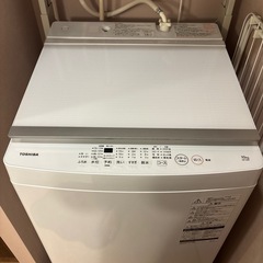 「引取り限定」洗濯機10kg + 乾燥機5kg + ラックのセットの画像