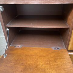 ★動作〇★ 家具 オープン チェスト H104.5xW123.5xD30cm サイドボードの画像