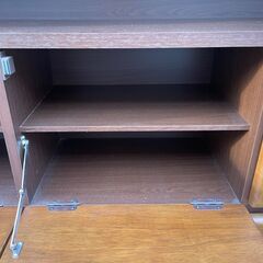 ★動作〇★ 家具 オープン チェスト H104.5xW123.5xD30cm サイドボードの画像