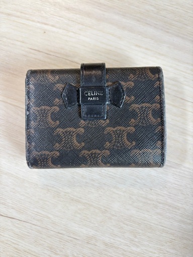 CELINE セリーヌ ３つ折り財布（中古・レシート付）