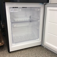 ジモティー見た！で5%OFF【2ドア冷凍冷蔵庫】Haier ﾊｲｱｰﾙ OBBR-121A 121L 2024年製:ブラックの画像