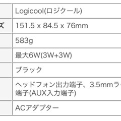 マルチメディアスピーカー Logicoolの画像