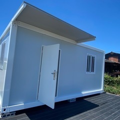 福岡市内展示物あり、見学可能　プレハブハウス3×6 物置きコンテナハウスガレージの画像