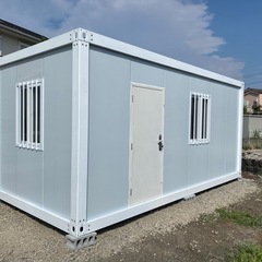 福岡市内展示物あり、見学可能　プレハブハウス3×6 物置きコンテナハウスガレージの画像