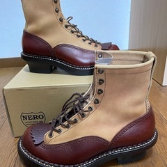 安藤製靴　ワークブーツ　ジェレミー　サイズ25.5cm 中古品の画像