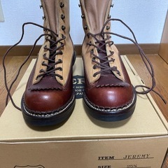 安藤製靴　ワークブーツ　ジェレミー　サイズ25.5cm 中古品の画像