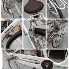 J557 ★サビキズ使用感★普通自転車★Meiritsu★内装3段★LEDオート★27インチの画像