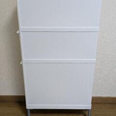 すきまストッカー3段 ホワイトの画像
