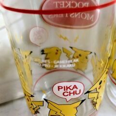 ピカチュウ✨️　グラス２個セットの画像