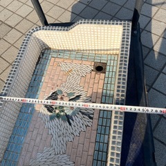 骨董品　レトロな流し台の画像