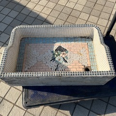骨董品　レトロな流し台の画像