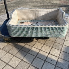 骨董品　レトロな流し台の画像