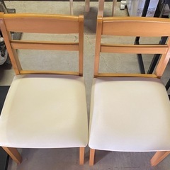 ◎ ダイニングセット NITORI ニトリ　テーブル　椅子2脚　DT フォーマル3 80 LBRの画像