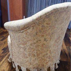 値下げ【新品未使用】美品 横浜ダニエル A-523 ティファニーアームチェア 布張りの画像