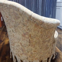 値下げ【新品未使用】美品 横浜ダニエル A-523 ティファニーアームチェア 布張りの画像