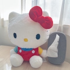 新品✨フワフワBIGキティちゃんぬいぐるみの画像