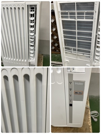 【?買取市場 6ヶ月保証】R727☀️ ジモティー限定価格！ Haier 窓用エアコン（冷房専用・おもに6～7畳用）21年製 JA-1