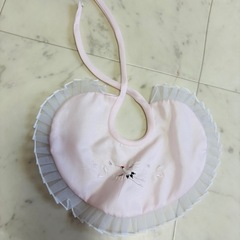 女の子用お宮参りセット  帽子+よだれ掛け+着物+お守り袋　　の画像