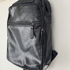 （ブラック）メンズ ビジネス リュックサック大人気　実用 PUの画像