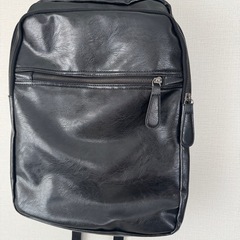（ブラック）メンズ ビジネス リュックサック大人気　実用 PUの画像