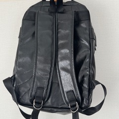 （ブラック）メンズ ビジネス リュックサック大人気　実用 PUの画像