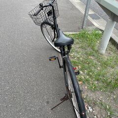 自転車　No.470　ブラック　27インチ　【リサイクルショップどりーむ荒田店】の画像