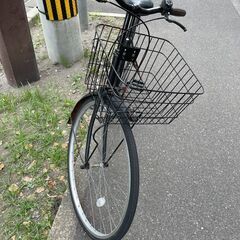 自転車　No.470　ブラック　27インチ　【リサイクルショップどりーむ荒田店】の画像